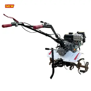 Gasoline Mini Plough machine Mini tiller rotary weeder cultivator farming equipment agricultural power cultivating machine