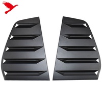 Pour VW Volkswagen Golf 6 MK 6 2009 2010 2011 2012 Accessoires de voiture, cache de fenêtre latérale, aileron, ABS, 2 pièces (ne convient pas à la version GTI)