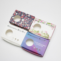 Boîte d'emballage de savon en papier cuivré avec impression personnalisée, matériaux recyclés, laminage mat, gaufrage, vente en gros
