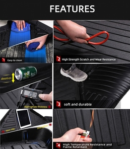 Utilisation de tapis de coffre de voiture de revêtement de cargaison arrière de vente chaude pour <span class=keywords><strong>Kia</strong></span> <span class=keywords><strong>Niro</strong></span> 2023 - Product Image 3