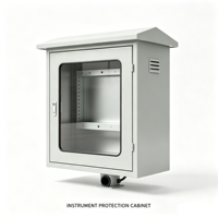 Armoire électrique extérieure sur pied, étanche et anti-poussière, en acier inoxydable et aluminium, pour projets industriels
