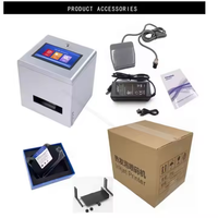YAOMATEC Printer Inkjet Desktop Online, Printer Logo kode QR tanggal kedaluwarsa 12.7mm untuk kartu tabung kecil, Printer statis