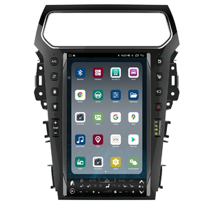 Krando 13.6 "Tesla phong cách xe đơn vị đầu cho Ford Explorer 2011 - 2019 <span class=keywords><strong>Android</strong></span> Navigation không dây Carplay 5 gam Playstore <span class=keywords><strong>Android</strong></span> 13 - Product Image 1
