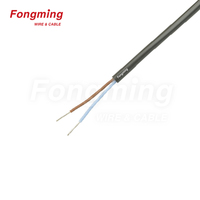 Câble de capteur de haute température de Type JX-RR, câble de Thermocouple d'isolation en silicone