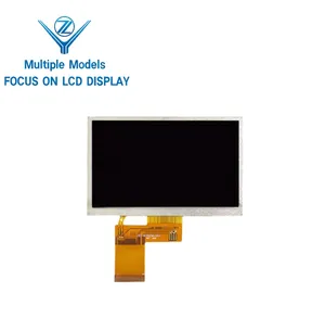 Diskon besar layar lcd 4.3 inci 480*272 LCD TFT RGB antarmuka layar persegi tampilan LCD