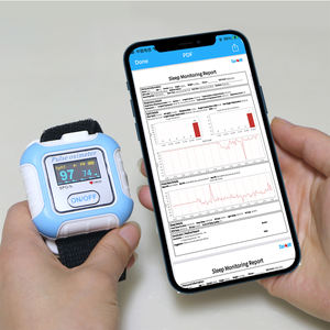 Berry Ce Gecertificeerde Elektriciteit Aangedreven Osas Obstructieve Slaap Apneu Monitor Pols <span class=keywords><strong>Oximeter</strong></span> Met Bluetooth - Product Image 5