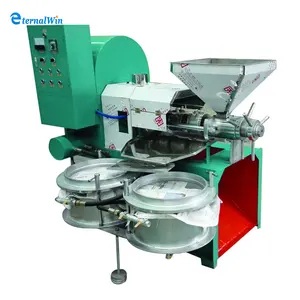 Máquina de culinária multifuncional, prensa/máquina de extrator de óleo soya e palmeira, automática e integral, garantida de qualidade