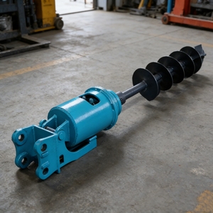 <span class=keywords><strong>Mini</strong></span>-excavatrice avec tarière pour le forage de la terre, avec longueur et diamètre de tige de forage personnalisables - Product Image 1