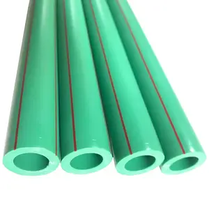 Usine PN12.5/16/20/25 tube ppr en plastique pur en plastique pleine grandeur tube ppr en plastique