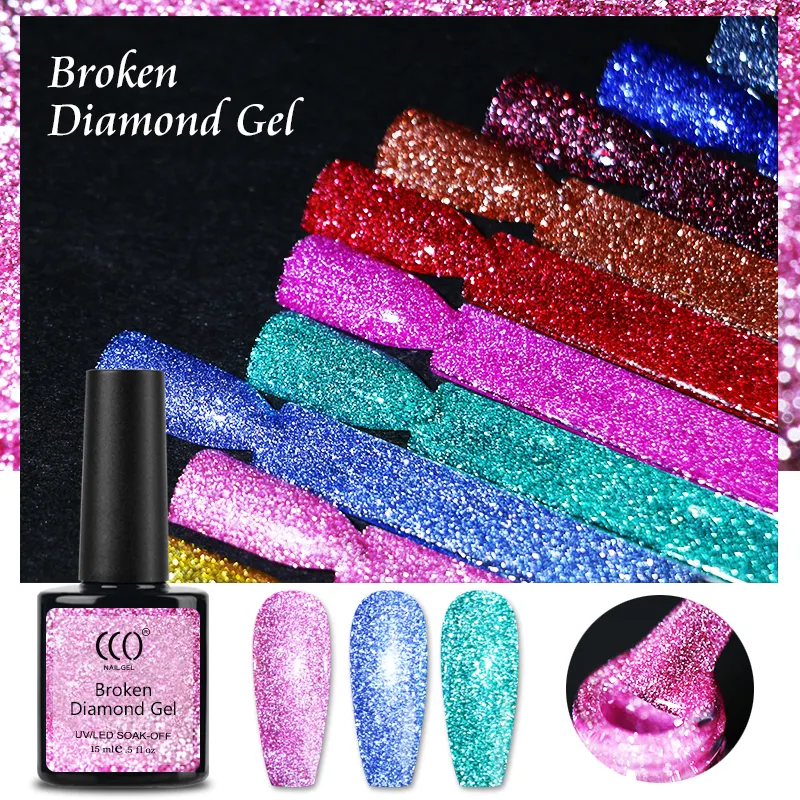 Private label Glitter disco Gel Nail Polish gelesmaltes de uas en gel polish for nail art