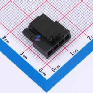43645-4Y Housing (Wire-to-Board / Wire-to-Wire) P=3mm Connector ( Jack Structure: 1x4P )( Pitch: 3mm )( Number of Rows: 1 ) - Product Image 1
