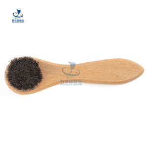 Pasokan pabrik sikat pembersih rambut kuda lembut pegangan panjang rambut kuda tahan lama sikat pembersih - Product Image 3