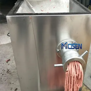 Máquina de moagem de carne congelada, trituradora industrial de carne fresca 1 ~ 1.5 t/h