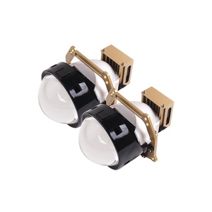 SANVI New Gold Appearance F50 3 Inch Bi LED Projector 115w Per Set 5500k Car Accessory Low Price Top Quality Factory Customized - Product Image 1