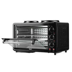 Mini-four électrique RAF 12L 1500W, commande mécanique, cuisson, toasts, réchauffage, avec minuteur et éclairage intérieur - Product Image 1