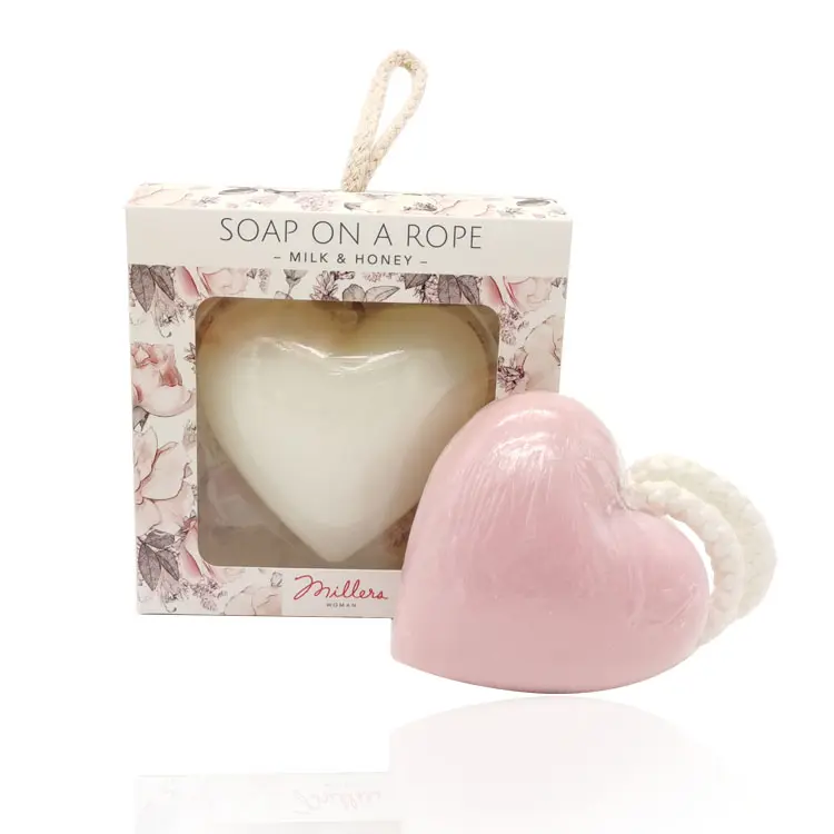 Wedding Souvenirs Gift Heart Shaped Creative Soap Transparent Hotel Bath Soap