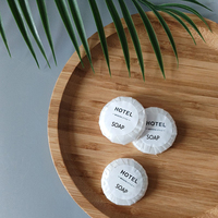 Savons en barre personnalisés avec logo d'usine Ranbay, articles de toilette pour hôtels, mini-savons jetables et articles de toilette, MOQ 500