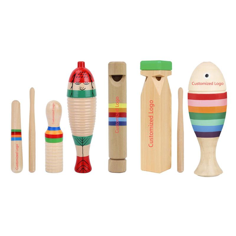 Wholesale Unisex Educational Solid Wood Orff