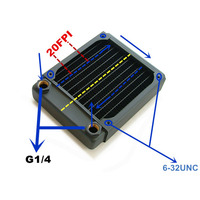 Aigo — Kit de refroidissement Cpu, radiateur en cuivre, pour ordinateur, refroidisseur à eau, 120