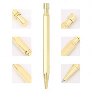 Stylo bille hexagonal en métal personnalisable avec logo, recharge Parker et impression UV pour cadeaux d'affaires et design haut de gamme - Product Image 4