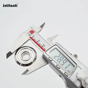 Jntitanti PrecisionCNC機械加工部品オートバイカーエンジン吸気および排気デュアルリテーナーバルブスプリングチタンリテーナー