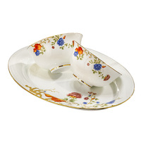 Service de table en porcelaine blanche de Jingdezhen 2025, compatible micro-ondes, avec bols en céramique haut de gamme et boîte cadeau