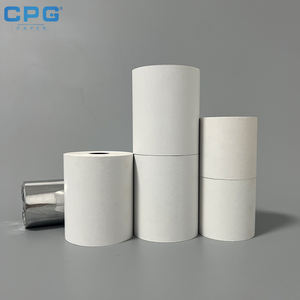 Rouleau de papier thermique sans BPA 57x50mm 60gsm pour système de billetterie de musée et boutique de cadeaux - Vente en gros fabricant - Product Image 1