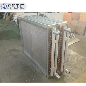 Lixin Factory Copper <b>Tube</b> Aluminum Fin <b>Heat</b> Exchanger Water Cooling Precision Air Conditioning Coil - Product Image 2