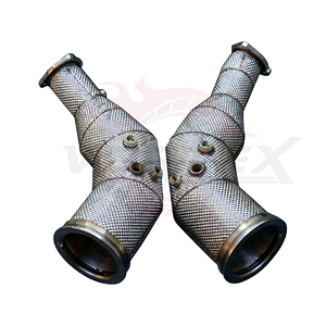 ท่อไอเสียแบบ Vortex Thermal Heat Shield สำหรับ Audi C8 RS6 Avant RS7 Sportback 4.0T V8 ปี 2020-2024 ชุดท่ออัพเกรดแบบ Bolt-On - Product Image 3