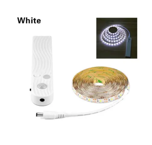 3 м освещение для кровати Кабинета лестницы USB светодиодная полоса лампа 5 в беспроводной датчик движения светодиодный ночник для подсветки телевизора освещение