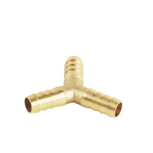 1/4 cobre engrosado 12mm <span class=keywords><strong>Trine</strong></span> Pagoda dientes exteriores suave fundido a presión roscado tubo de cuero hidráulico accesorios de tubería en T en espiga - Product Image 5