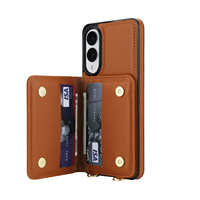 Nouveau Design Premium Pu En Cuir Carte Portefeuille Téléphone étui pour samsung A16 A17 A55 Girly Bandoulière Couverture de Téléphone pour Galaxy S23 Ultra