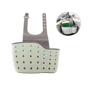 Kitchen Plastic Sponge Holder Sink Caddy Organizer