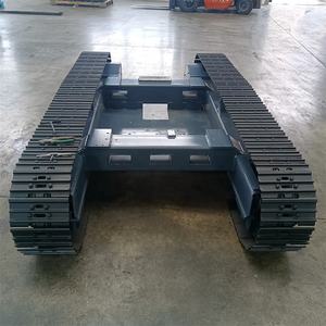 ผลิตในประเทศจีนรางยางสําหรับชิ้นส่วนระบบเครื่องจักรก่อสร้างรถขุดแชสซีตีนตะขาบช่วงล่าง - Product Image 4