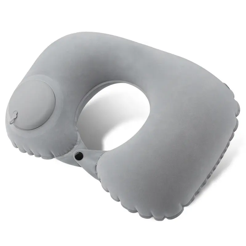 Almohada inflable para el cuello para dormir, máxima comodidad y soporte, diseño ergonómico, almohada de viaje para un sueño reparador y alivio del cuello