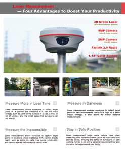 Kolida K60 برو Gnss Rtk Gps معدات Dgps التفاضلية Gnss استقبال Rtk Gps قاعدة روفر الصين Rtk مع ليزر Kolida K60 - Product Image 6