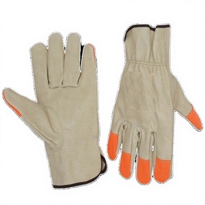 Guantes de Conducción de Cuero Vacuno de Primera Calidad, Resistentes al Calor, con Muñequera Ajustable, Resistentes, Suaves, Cómodos y Reflectantes - Product Image 1