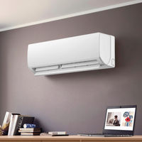 Aire Acondicionado de Pared de Frecuencia Fija, Nuevo y en Oferta, Estilo Simple, 9000 BTU, Enchufe Estadounidense, Alimentación CC/CA, Uso Doméstico