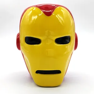 Artículos Promocionales de Nuevo Diseño, <span class=keywords><strong>Taza</strong></span> de Cerámica con Dibujos Animados de Iron Man, Tazas Creativas de Cómics, Tazas de Café de Capitán América, Tazas 3D de Spiderman para Fiestas - Product Image 1