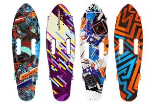 Patineta de Plástico Retro con Diseño de Pez y Logotipo Personalizado, Portátil, con Selección de Colores Disponible, RY2708PYL, en Oferta - Product Image 6