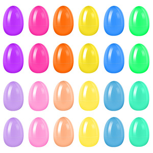 HLY Openable Surprise Easter <strong>Eggs</strong> Plastic Toy <strong>Egg</strong> Perfect for Easter Hunt Fillable <strong>Eggs</strong> 4*6cm - Product Image 6