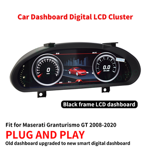 Krando 12.3 pouces instrument numérique moniteur LCD de voiture pour <span class=keywords><strong>Maserati</strong></span> <span class=keywords><strong>Granturismo</strong></span> GT 2008-<span class=keywords><strong>2020</strong></span> instrument mise à niveau du cadre en fibre de carbone - Product Image 6