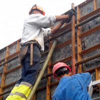 Coffrage de dalle de panneau de contreplaqué d'acier du système de Topec avec la grande qualité pour le matériau de construction