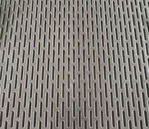 छिद्रित धातु शीट अंडाकार छेद छेद 304 स्टेनलेस स्टील स्टैगर वेंटिलेशन ग्रिल सुरक्षा ग्राates के लिए छिद्रित प्लेट का विस्तार किया - Product Image 3