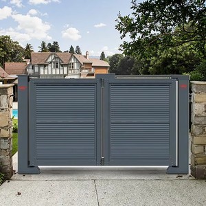 Shengshichanglong Modern Aluminium Electric Cantilever Folding Gates Automatic Country Direct <b>Swing</b> for Hotel Villa - Product Image 1