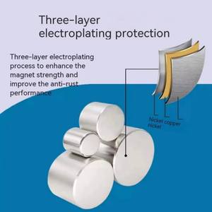 عينة مجانية مغناطيس قوي قرص N35 N38 N45 N52 مسطح رقيق 10x3 5x2 15x5 8x3 12x3 15x3 15x3 مغناطيس Neo Iman - Product Image 2
