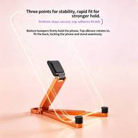 Support de téléphone pliable en aluminium aéronautique léger et réglable à 180°, mini porte-clés, vente en gros d'usine