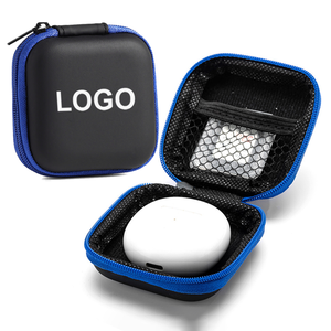 Estuche promocional 0717 para monedas, cable de datos, auriculares inalámbricos portátiles, venta al por mayor, estuche personalizado de EVA con logo - Product Image 1