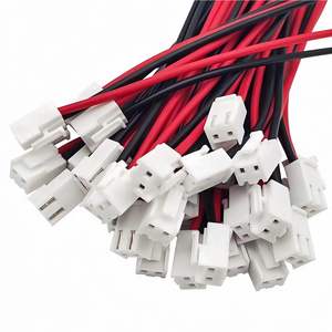 Doppel-Einzelkopf-Kabel VH3.96mm 2P Verbindungskabel 2-poliges Anschlusskabel 0,75 Quadrat 18AWG Schwarz Rot 22AWG Automobil IP66 Verzinnt - Product Image 5