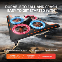 LEHOO Toys Avion RC 2.4G, Drone Acrobatique en Mousse EPP, Contrôlé par Application, Chargeur Inclus, Planeur de Combat Télécommandé
